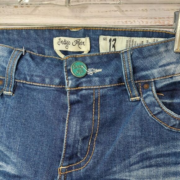 Womans Indigo Rein Forever Faded Denim Jeans sz 13 - Picture 4 of 12